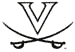 V with Crossed Sabres Logo