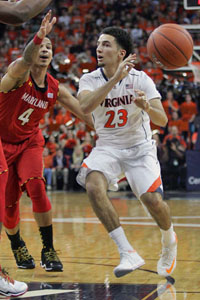 Perrantes' remarkable play at point guard has pushed Virginia to the top of the ACC.