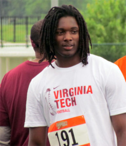 Sweat, shown here at a VT camp