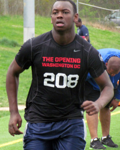 Brooks, shown here running a drill at the 2015 "Opening" event in Northern VA