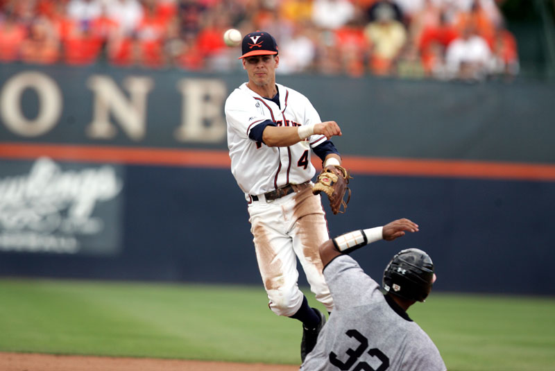 Ernie Clement shines at second base for the Virginia baseball team.