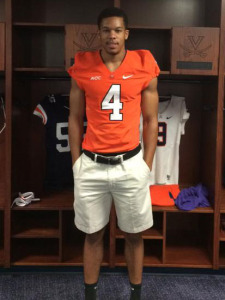 Mack, pictured here on his visit to UVa on June 12, 2015 (Photo from Mack's Twitter account)