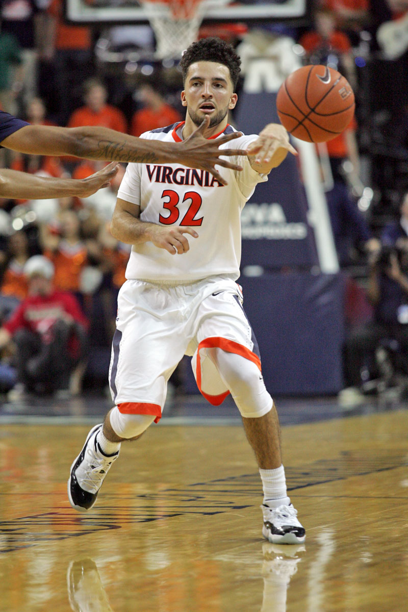 London Perrantes has helped Virginia basketball to 89 wins in three years.