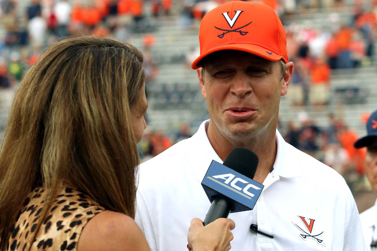 The Virginia football team won back-to-back games.
