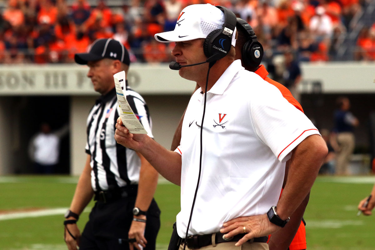Bronco Mendenhall views recruits with varying criteria in mind.