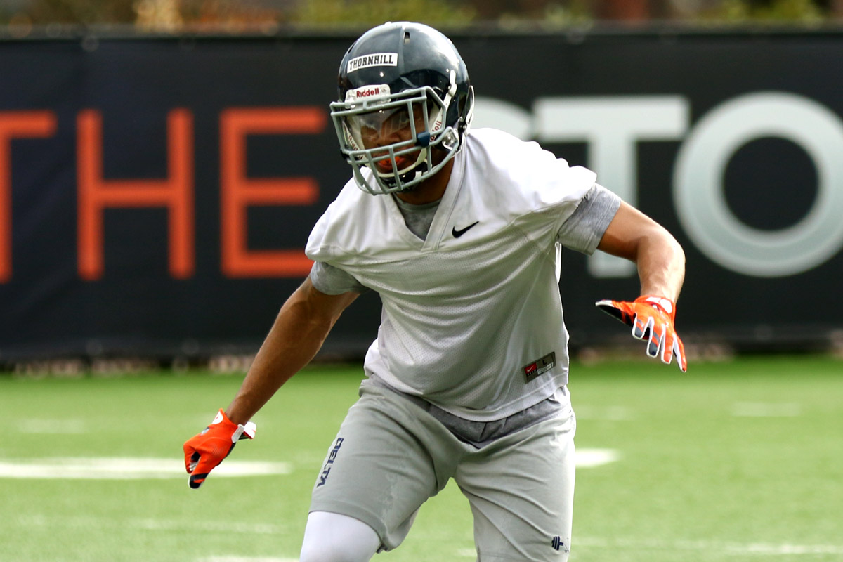 Juan Thornhill will move from corner to safety for the Virginia football team.