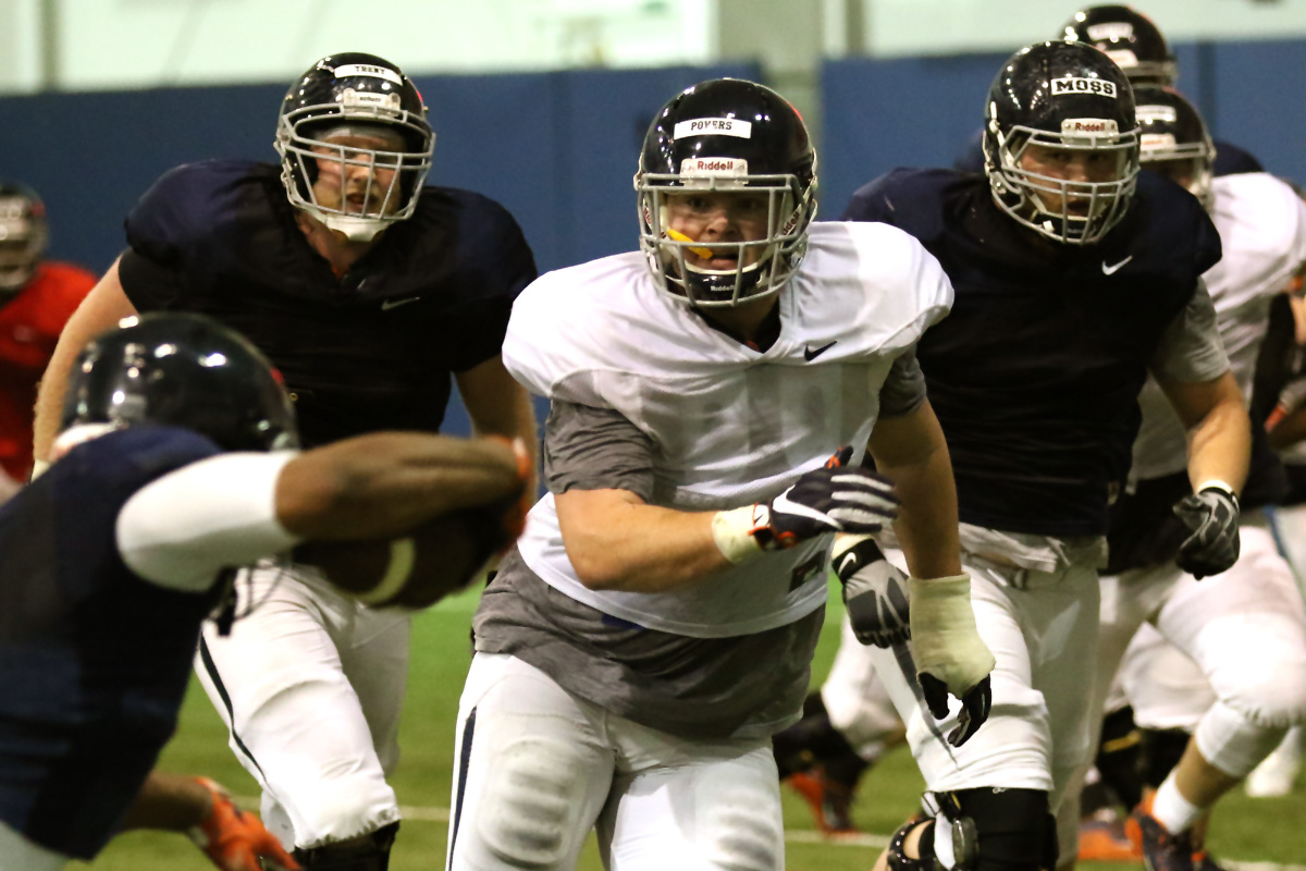 The Virginia football team is practicing often in full contact 11 on 11 situations.