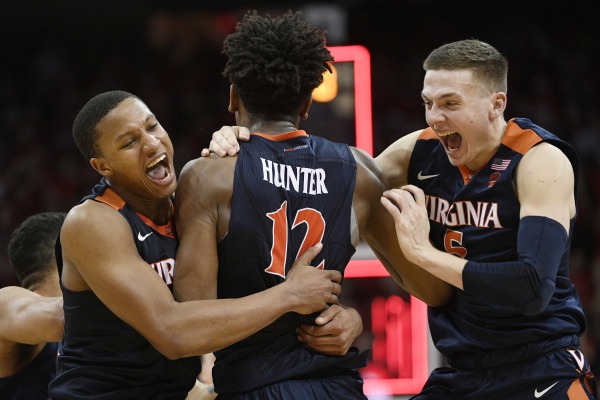 Virginia finished 9-0 on the road in ACC play.