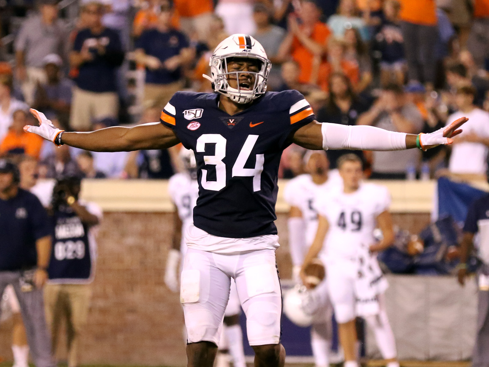 Virginia's Bryce Hall suffered a season-ending injury in October.